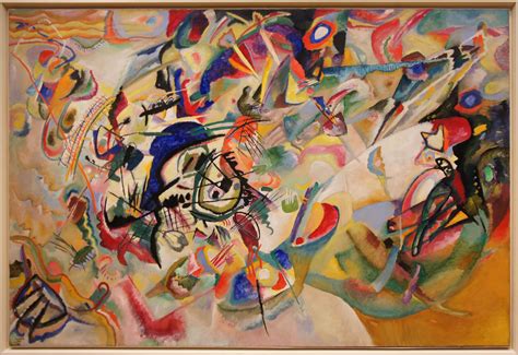 Multicolored Abstract Painting Wassily Kandinsky Painting Classic