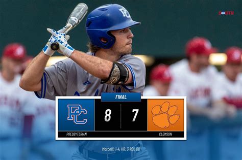Marcelli Home Run Propels Blue Hose To Win Over Clemson