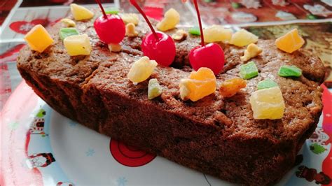 Receta De Fruit Cake Para Navidadpastel De Frutas Navideño Youtube