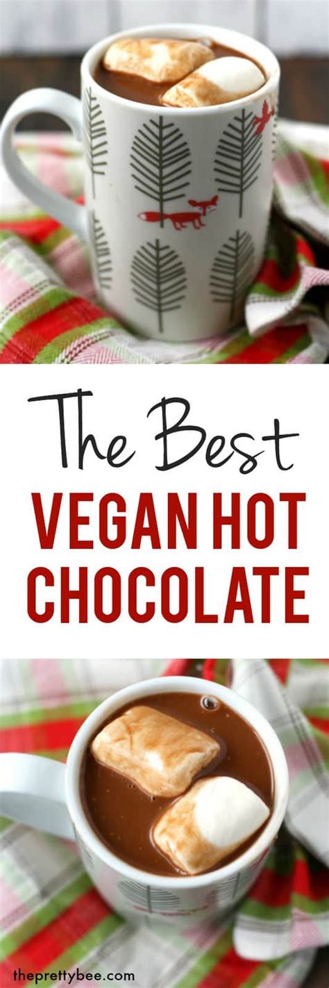 The Best Vegan Hot Chocolate The Pretty Bee