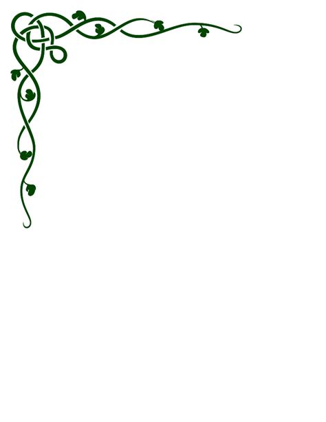 Celtic Green Vine Clip Art At Vector Clip Art Online