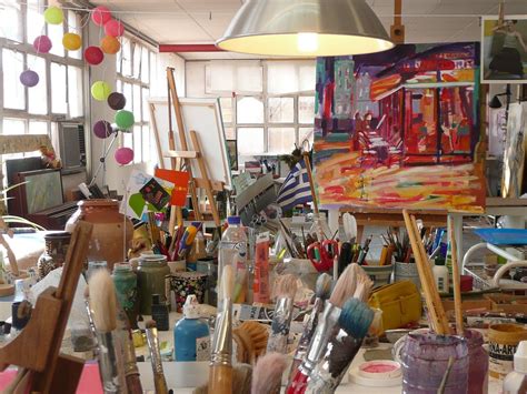 Studio Another Wonderfully Messy Creative Studio Makes Me Want To
