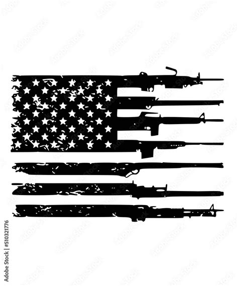 American Gun Flag Svg Rifle Flag Svg Guns Svg Flag Gun Svg Etsy Sexiz Pix