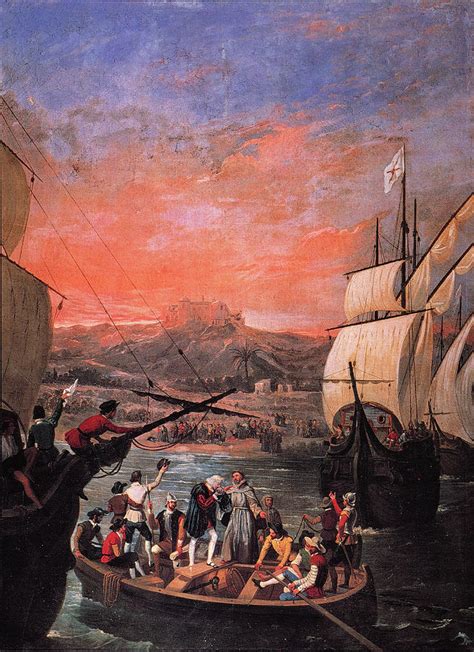 Columbus Departure 1492 Painting By Granger Fine Art America
