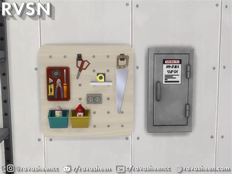 Ravasheens You Know The Drill Utility Set In 2021 Sims 4 Controls