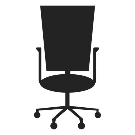 Square Back Office Chair Icon Transparent Png And Svg Vector File