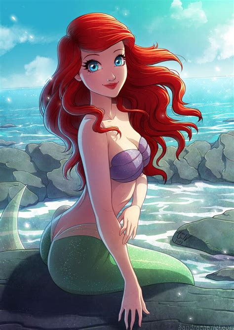 Disney Princess Ariel Mermaid Disney Princess Art Ariel The Babe Mermaid Disney Princesses
