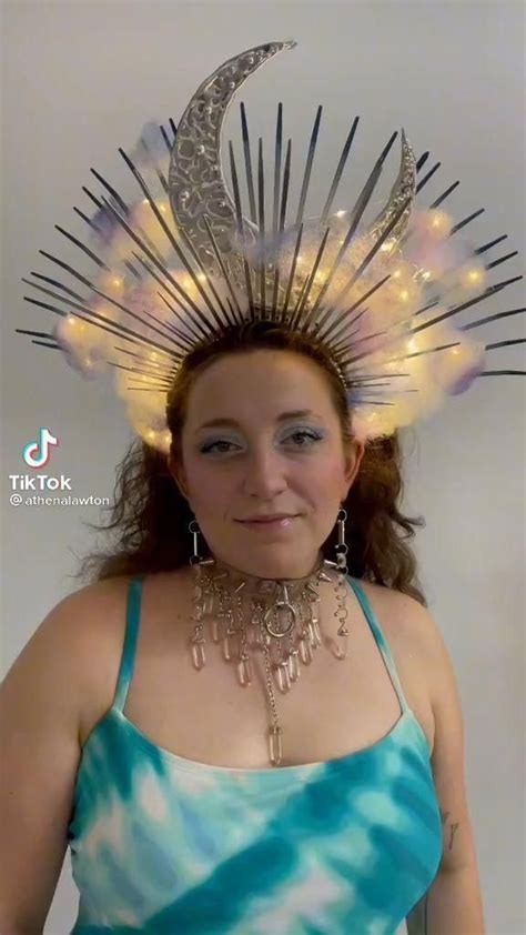 pin by christi morgan on Тикток перевоплощения [video] in 2022 headpiece diy led costume