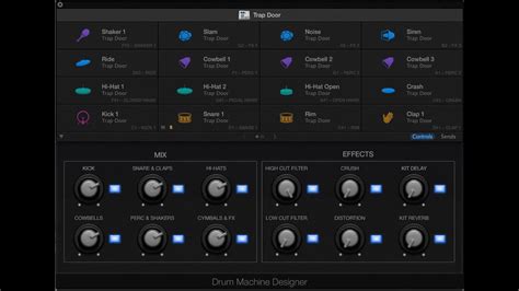 Logic Pro X 10.1 Drum Machine Designer - YouTube