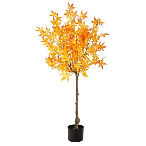 4 Autumn Maple Artificial Tree Nearly Natural