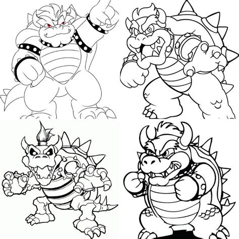 20 Free Bowser Coloring Pages For Kids And Adults