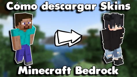Como Descargar Y Utilizar Skins En Minecraft Bedrock Interfan Youtube