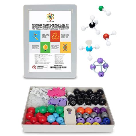 Buy Molecular Model Kit Chemistry Set By Dalton Labs 306 Piece