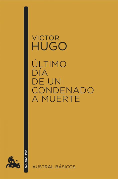 Último DÍa De Un Condenado A Muerte Hugo Victor Libro En Papel