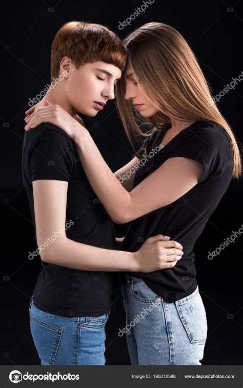 Lesbianas Pareja Tocando Frentes Foto De Stock Gratis Dimabaranow
