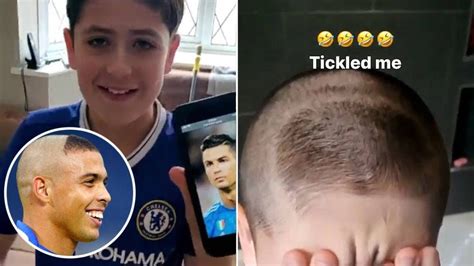 Dad Pranks Kid With The Wrong Ronaldo Haircut After Asking For