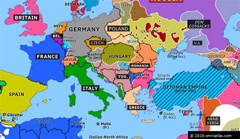 New Countries in Eastern Europe | Historical Atlas of ...