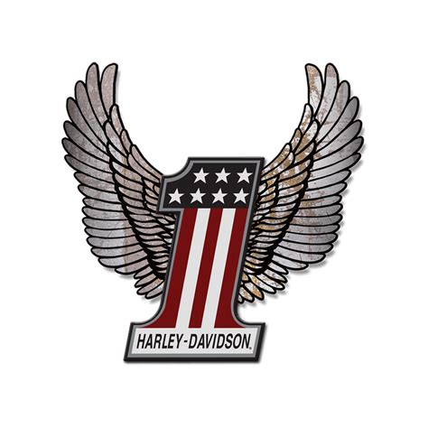 Harley Davidson Wings Decals