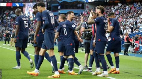 Paris St Germain 2 3 Clermont Lionel Messi And Sergio Ramos Sign Off