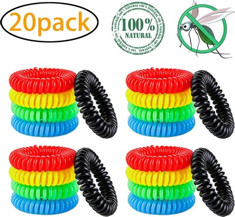 Ysense Mosquito Repellent Bracelets 20 Pack All Natural Deet Free And