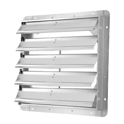 Buy Ipower 20 Inch Square Aluminum Automatic Gravity Shutter Louver