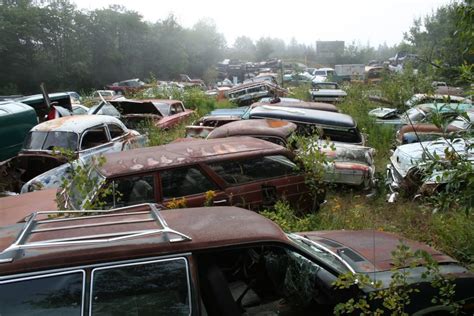 Abandoned in dale earnhardt jr's racecar graveyard is wayne jesel's land speed car, built from on an old nascar xfinity series car. auto graveyard | Abandoned cars, Wrecking yards, Car barn