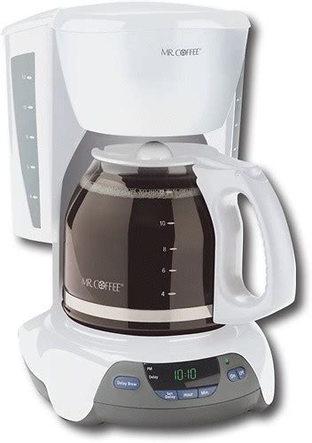 Best Buy Mr Coffee 12 Cup Programmable Coffeemaker White Tfx20