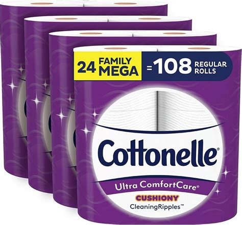 Cottonelle Ultra Comfortcare Soft Toilet Paper With Cushiony