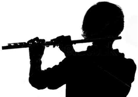 Flute Player Silhouette At Getdrawings Free Download