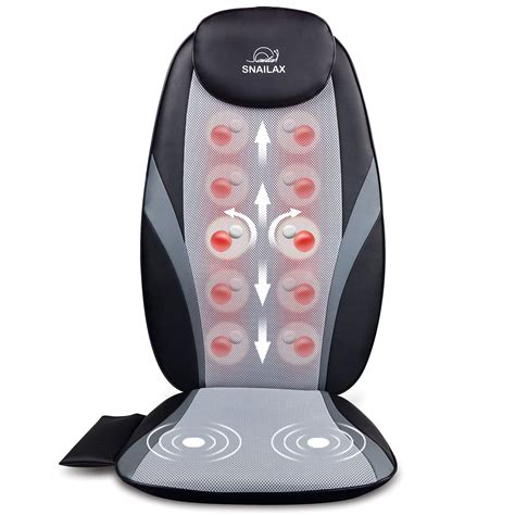 Buy Snailax Shiatsu Massage Cushion With Heat Massage Chair Pad Kneading Back Massager For Home