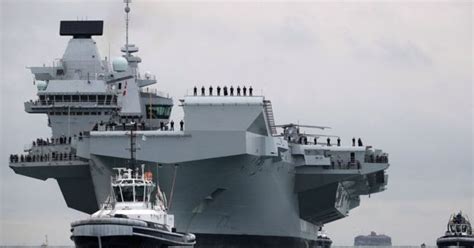 War News Updates Britains New Aircraft Carrier Developed A Serious Leak Again During Sea Trials