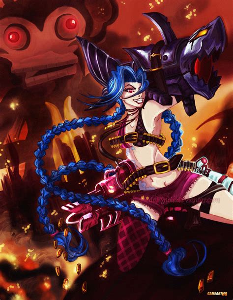 Jinx The Loose Cannon From League Of Legends Game Art Hq