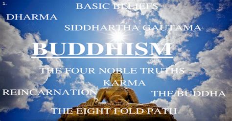 Basic Beliefsbasic Beliefs The Four Noble Truths Siddhartha Gautama