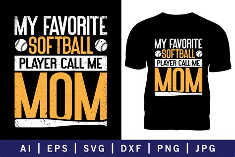 my favorite softball player call me mom graphic by teealo · creative fabrica