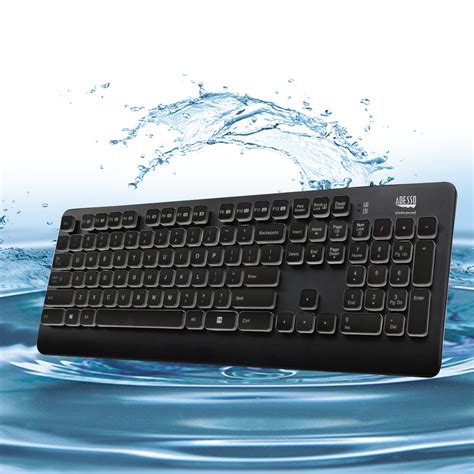 Antimicrobial Waterproof Keyboard Uk Adesso