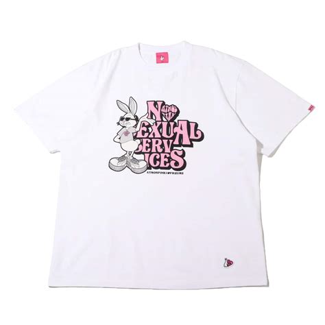 Fr2ume Atmos Pink Bunny Mayze T Shirt White 22su S