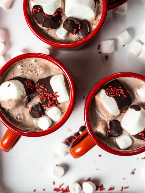 Hot Cocoa With Chocolate Dipped Marshmallows — Local Haven