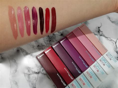 Maybelline Superstay Matte Ink Lip Swatches Review Beauty Brett My