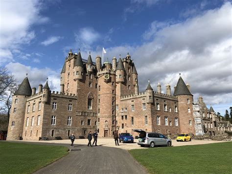 Glamis Castle On A Rare Sunny Day Scotland Rcastles