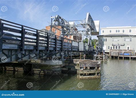 Mystic Ct Summer 2021 The Mystic River Bascule Bridge In Mystic Conn