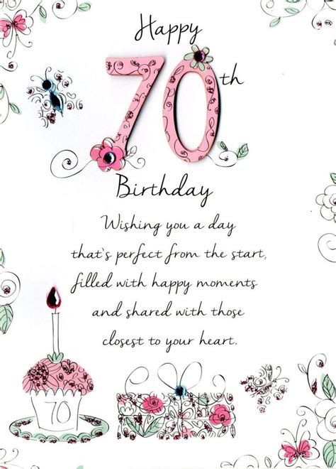 Birthday Wishes 70th Birthday Card