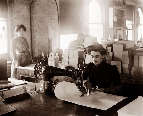 old picture of the day sewing