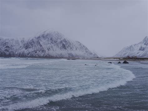 Took A Surfing Lesson During A Recent Trip To The Lofoten Islands R
