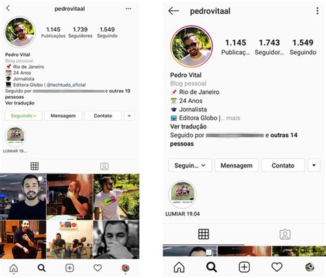 Instagram Muda Visual Do Perfil Veja Como Fica