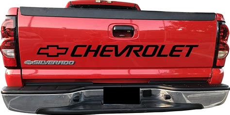 Car And Truck Decals Emblems And License Frames Chevrolet Tailgate Truck