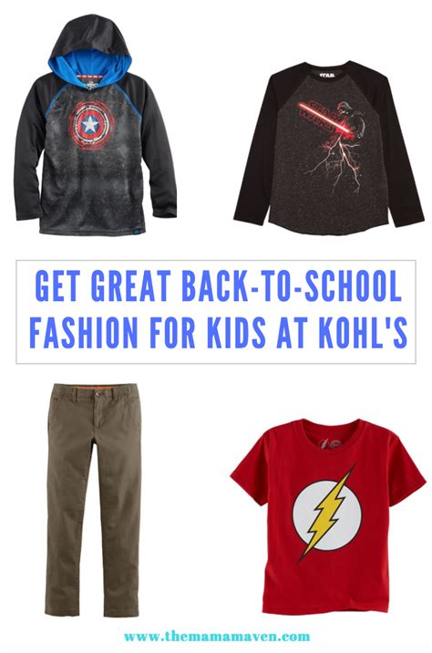 Get Great Back To School Fashion For Kids At Kohls