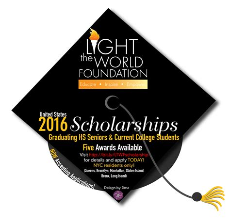 Dear name, we are delighted to bring organization name's yearly scholarship for the. Light the World Foundation - US Students Scholarship Details