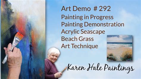 Watch A Seascape Coastal Beach Painting In Progress Demo 292 Youtube