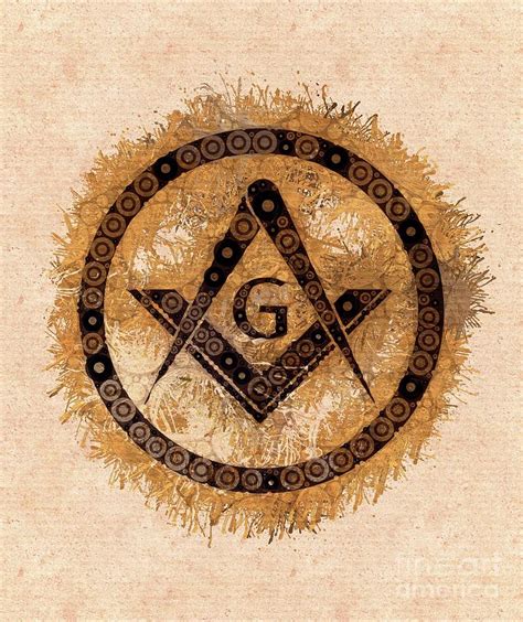 Freemason Mason Masonic Lodge Symbol Painting By Esoterica Art Agency
