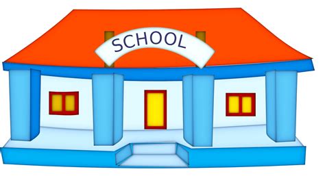 Images For School House Vector Png Clipart Best Clipart Best